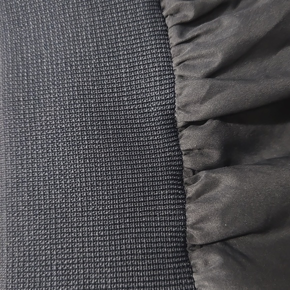 COS-Elastic Waist & Pockets Midi 100% Polyester Navy Skirt-Size 2 - Picture 7 of 12